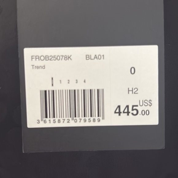 The Kooples Dot Jacquard Empire Waist Maxi Dress XS NWT - Picture 4 of 6